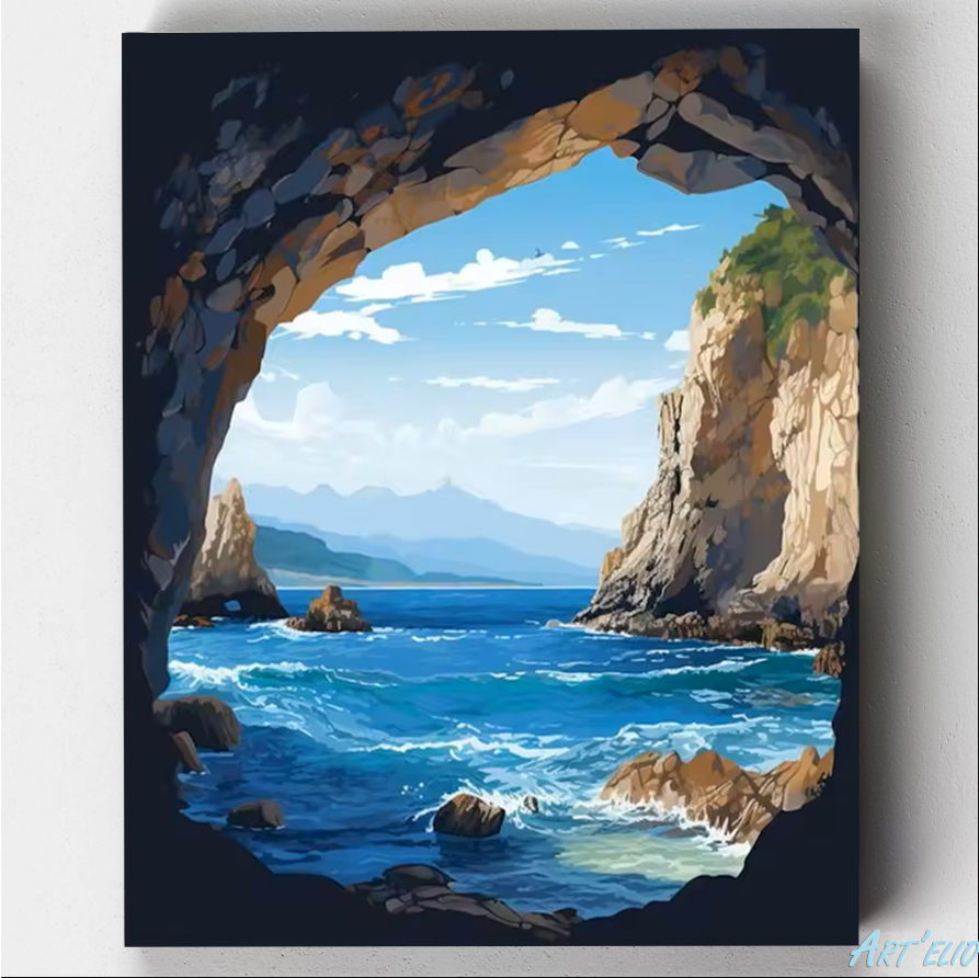 La grotte - 30x40cm