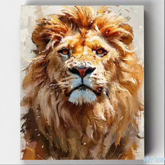 The lion - 12x16in