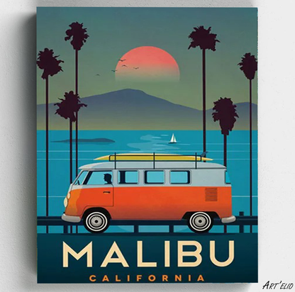 Malibu - 12x16in