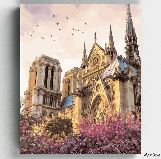 Notre Dame from Paris - 12x16in