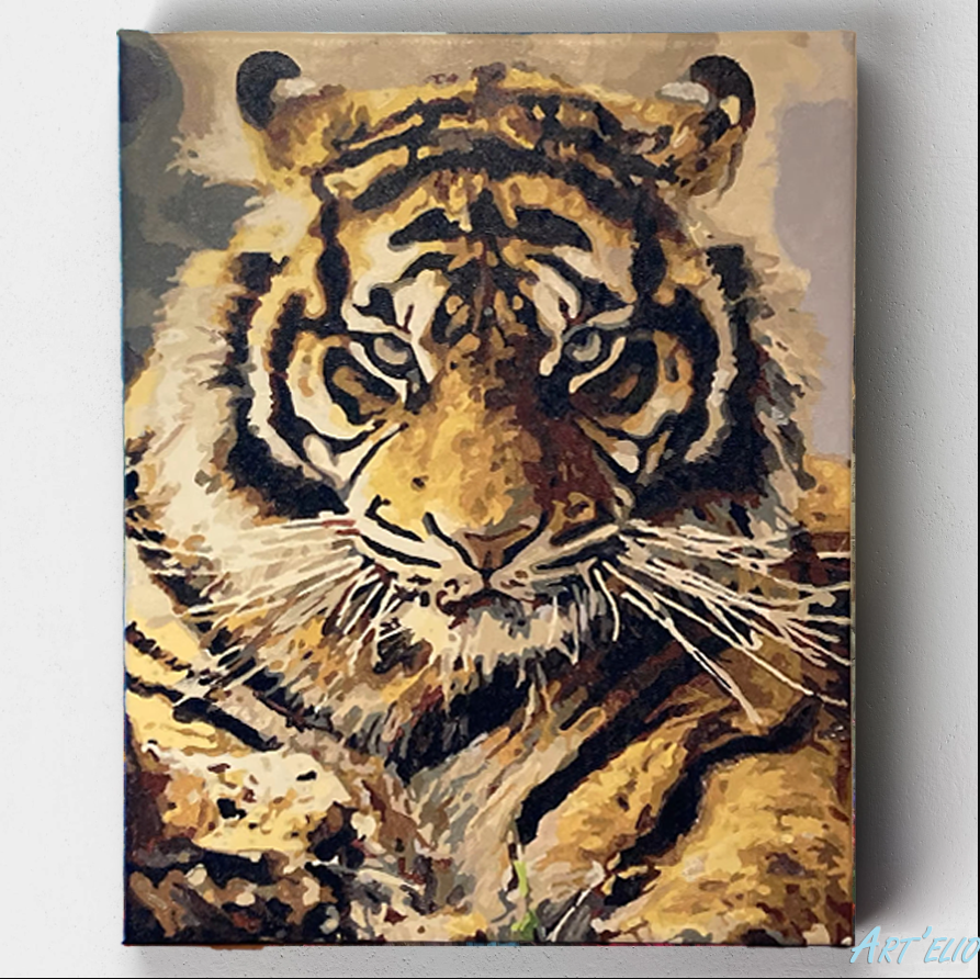 Le tigre - 30x40cm