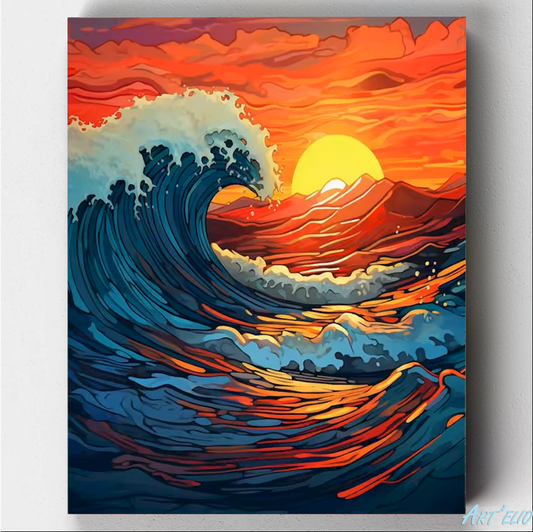 The wave -1 2x16in