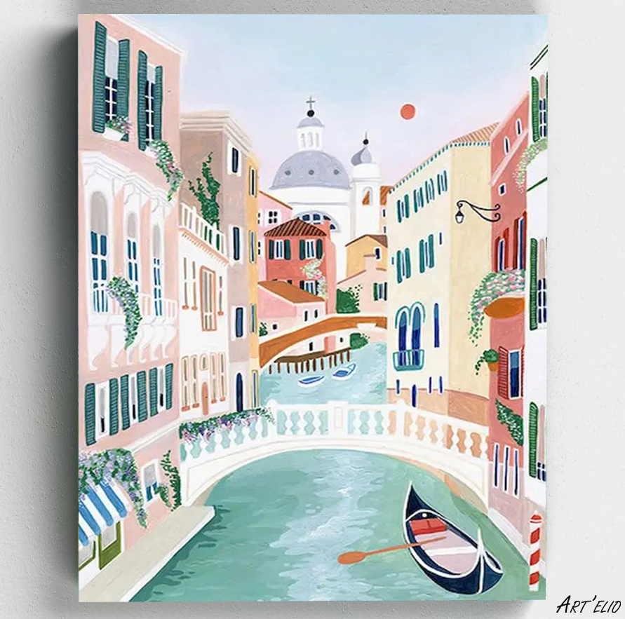 Timeless Venice - 12x16in