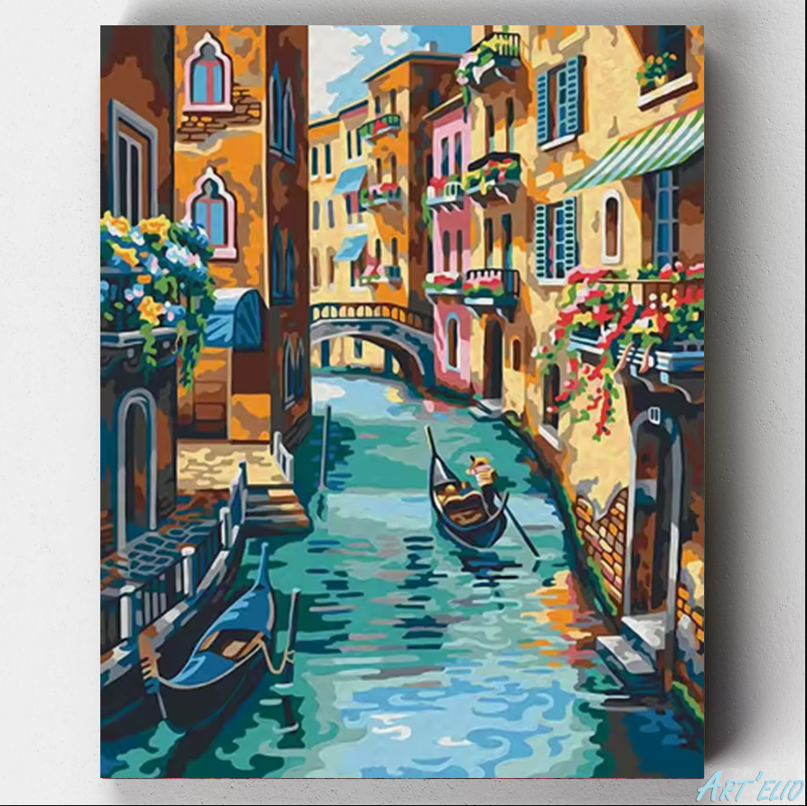 Walk in Venice - 12x16in