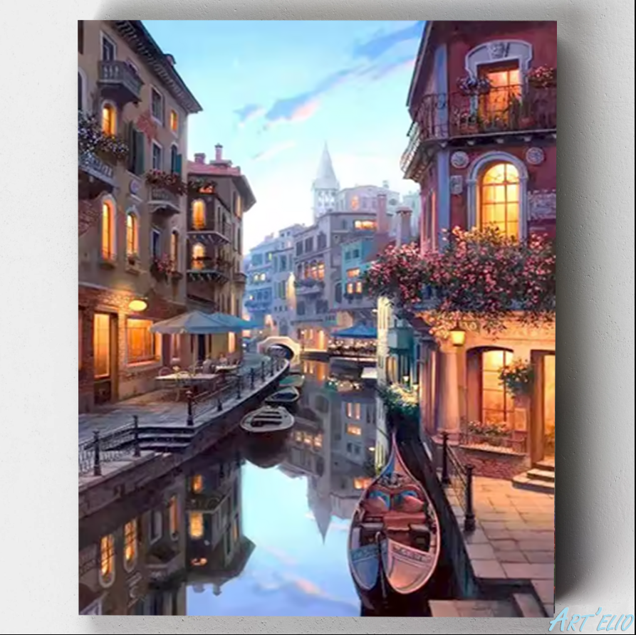 Dawn in Venice - 12x16in