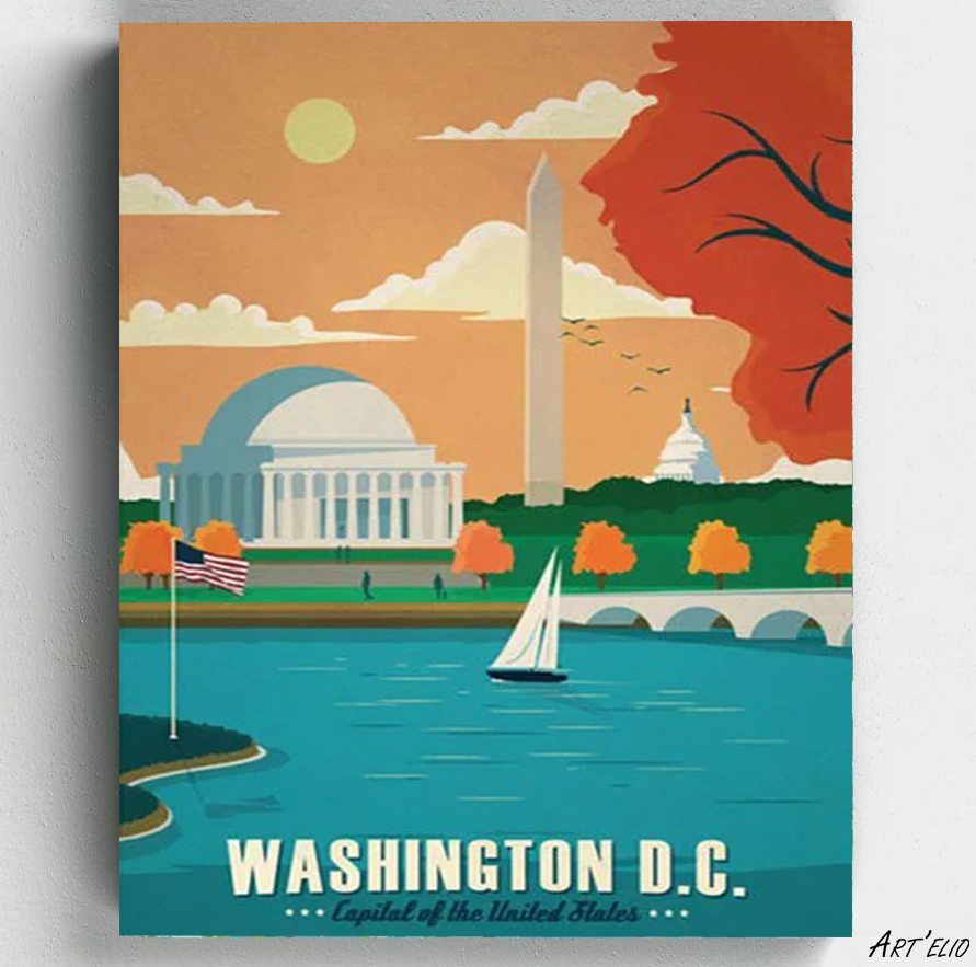 Washington - 30x40cm