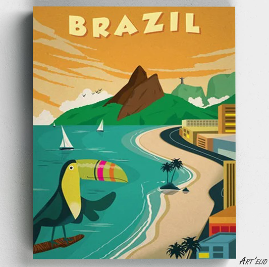 Brazil - 12x16in