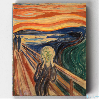 Le cri (Edvard Munch) - 30x40cm