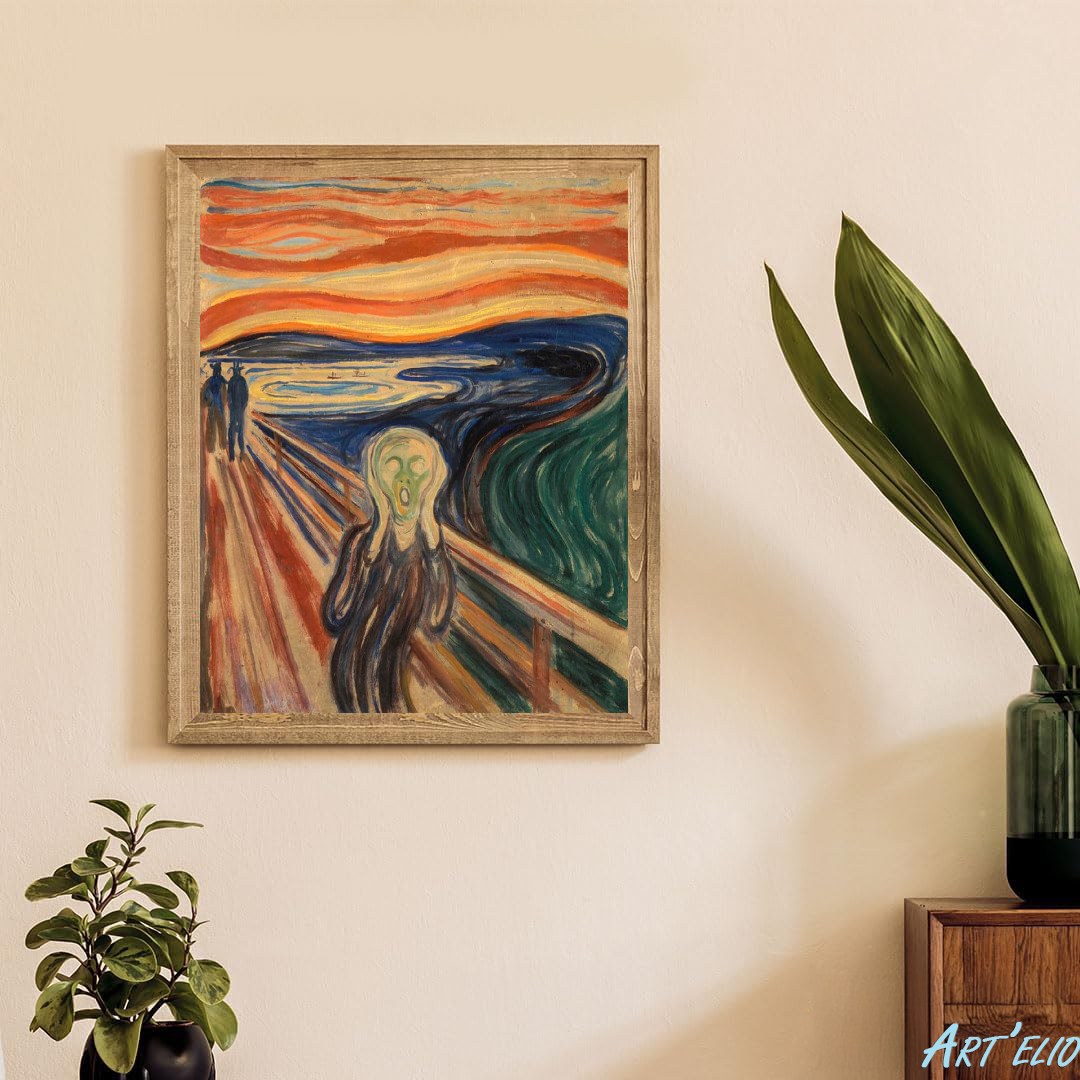 Le cri (Edvard Munch) - 30x40cm