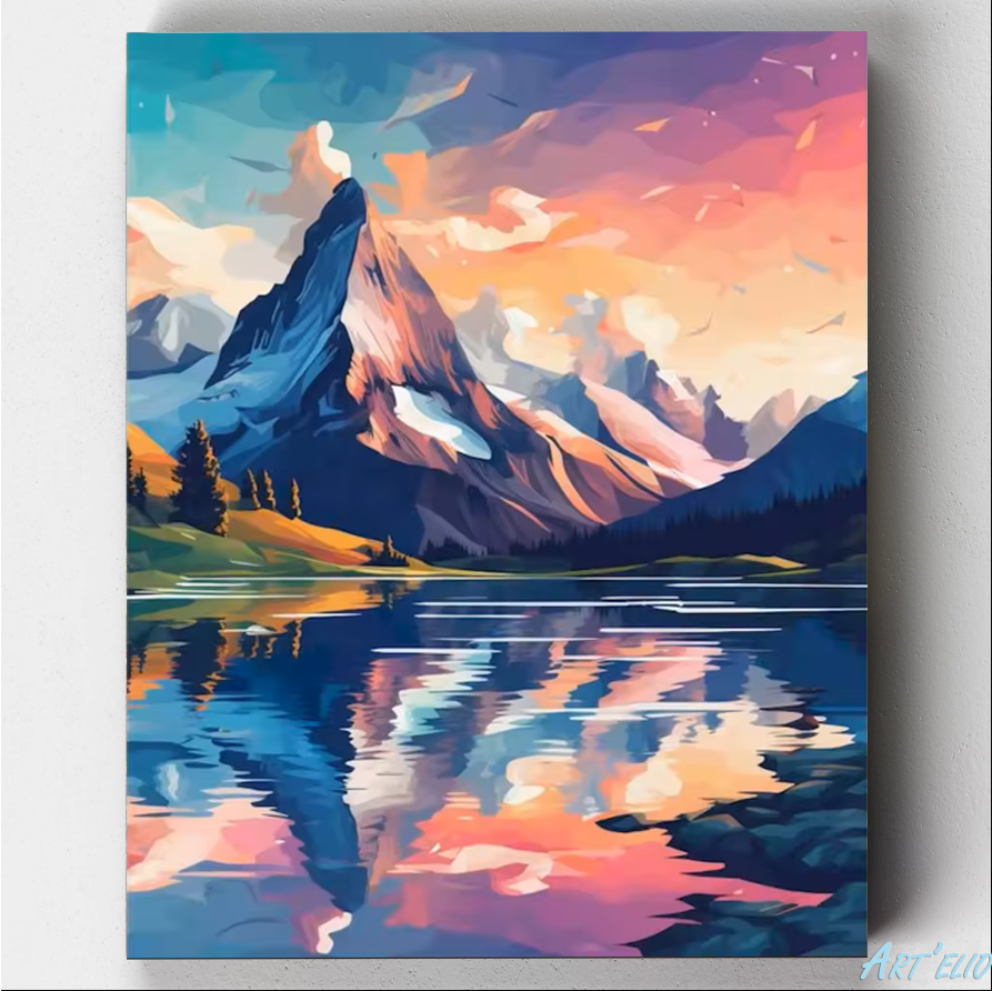 The mountain - 12x16in