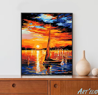 Sailing - 12x16in