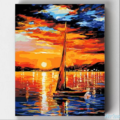 Sailing - 12x16in